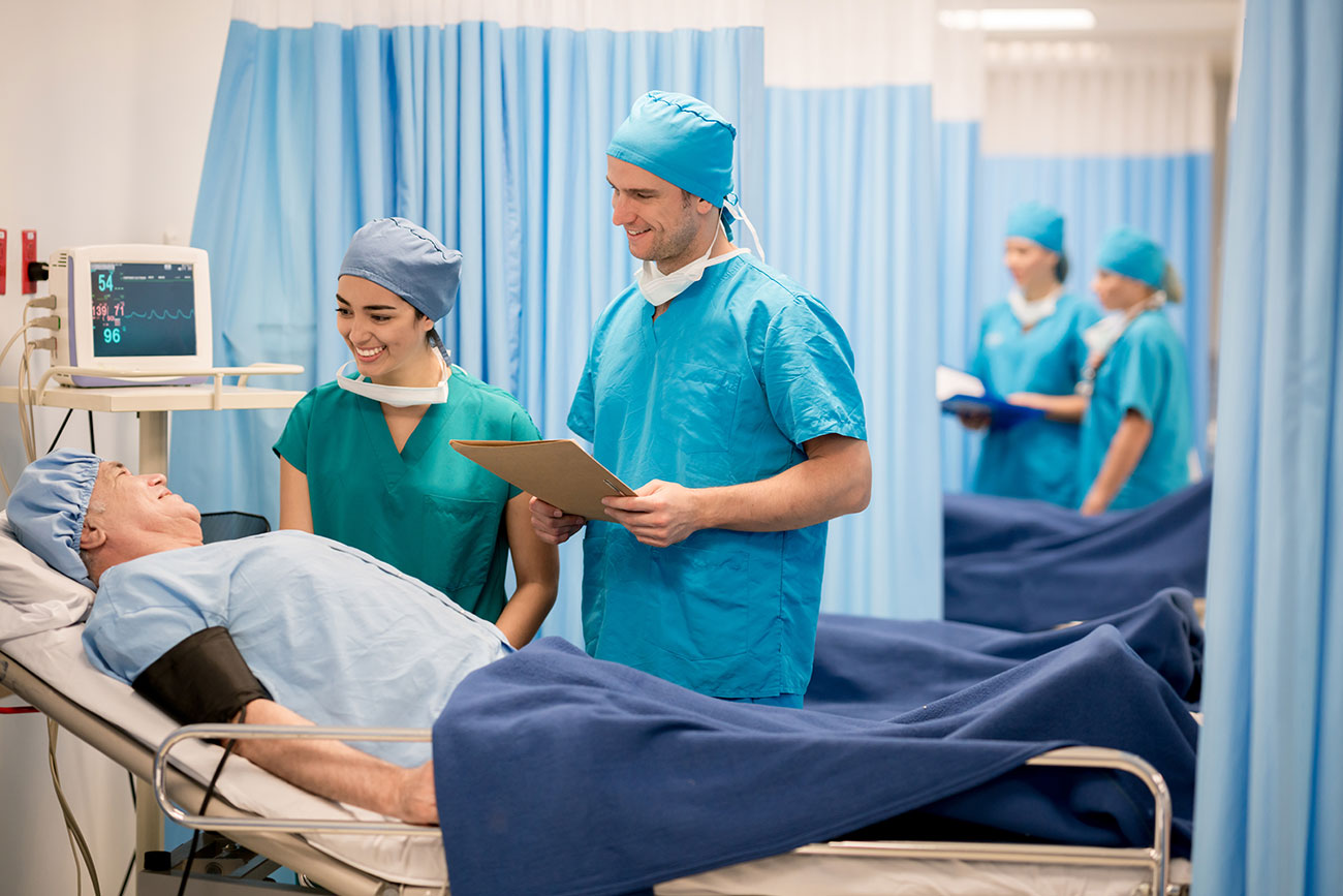Patient prep for outpatient surgery Patient prep for outpatient surgery