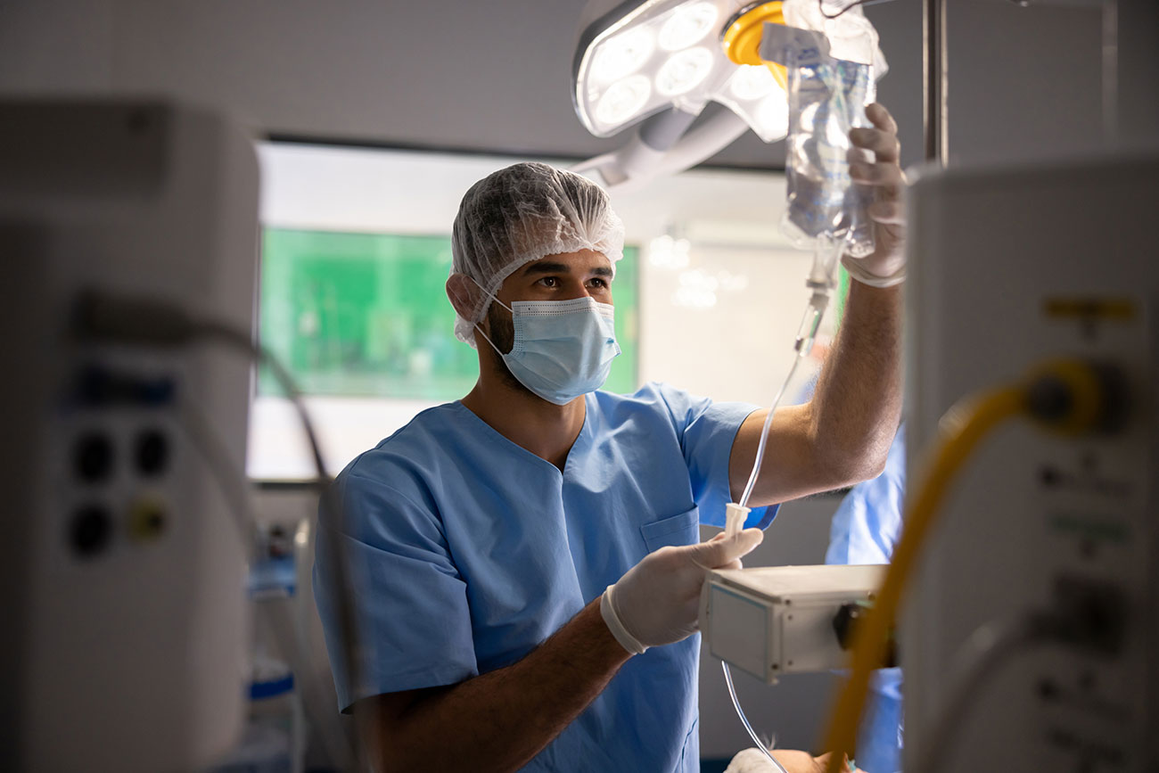 Physician monitoring patient in-office Physician monitoring patient in-office